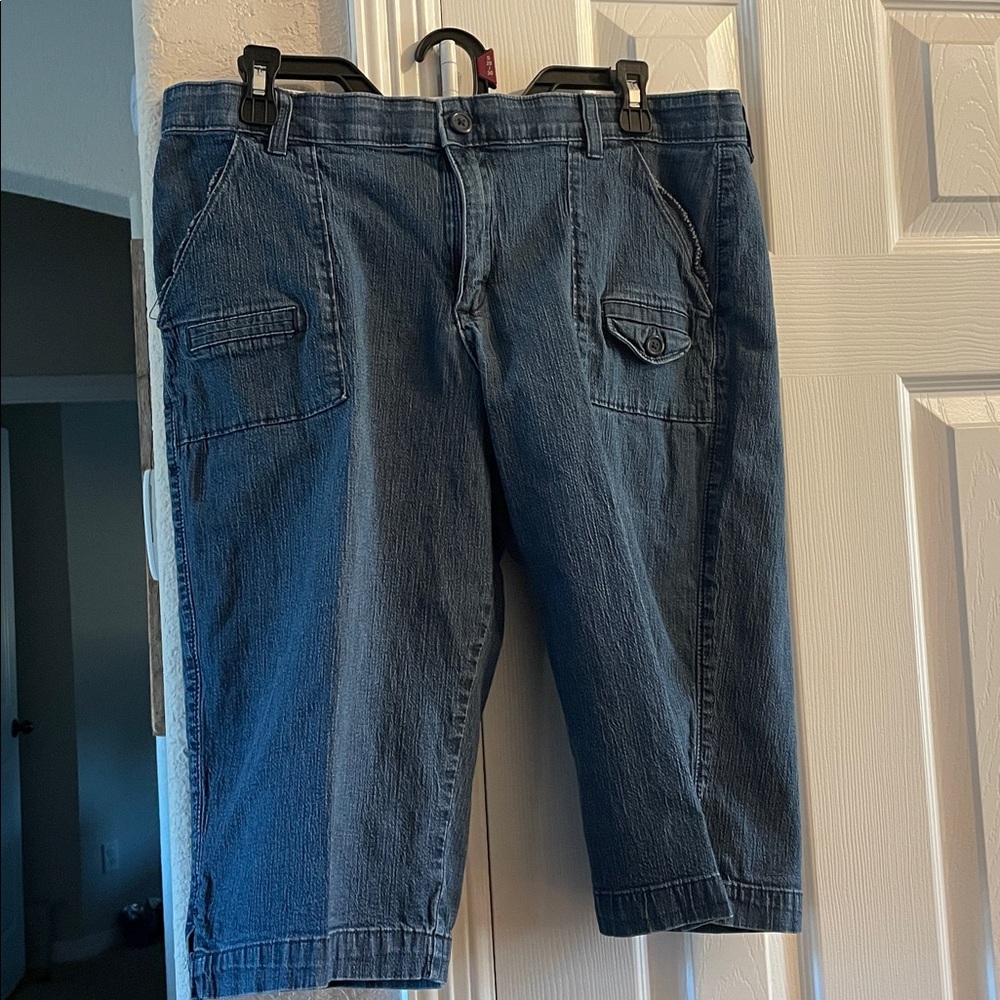 Lee Jeans Capri Comfort Waistband Stretch 14P